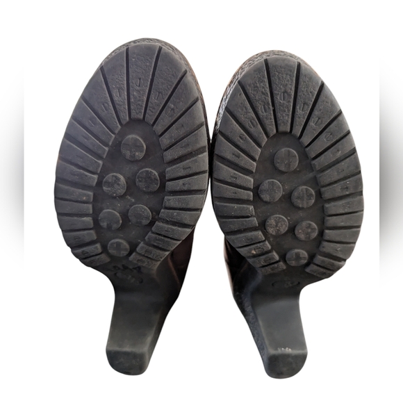 Boc By Born Brown Suede Lace Up Ankle Boots 6.5 Booties Preppy Neutral Combat - Picture 8 of 8